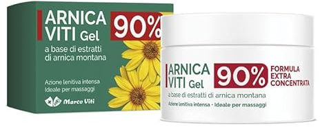 Marco Viti Arnica Viti Gel 90% Gel antinfiammatorio per i dolori articolari e muscolari, 200 ml