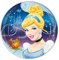 Disney 80996, Piatti Piatti Cenerentola in Cartoncino per Feste, 23 cm, 8 Pezzi