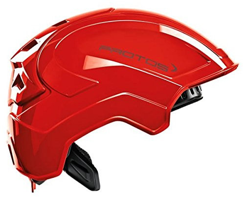 Protos Sicherheitshelm Integral Industry Nackenschutz, Farbe:rot