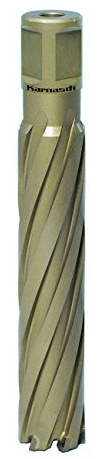 Karnasch KARNASCH Hard-Line110 Kernbohrer mit Hartmetall, 40mm Diámetro de Corte, 110mm Longitud de Corte, 19mm Diámetro del Vástago, 1