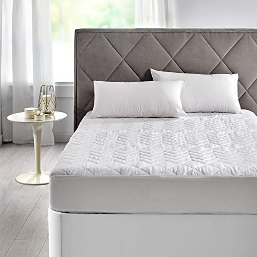 Pikolin Home - Protector de Colchón Acolchado Antialérgico | 90x190/200cm | Tratamiento Triple Barrera | 100% Algodón | Cubrecolchón | Transpirable | Confortable