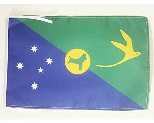 AZ FLAG Bandera del Territorio DE LA Isla DE Navidad 45x30cm - BANDERINA DE Christmas Island 30 x 45 cm cordeles