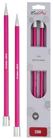 Knit Pro Zing Jackennadeln-25 cm-10,00 mm