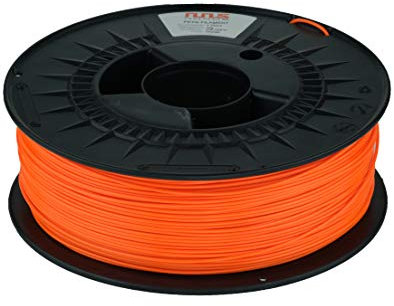 NuNus PETG Filament 1KG - 1,75mm Lebensmittelecht Filament *Premium Qualität in verschiedenen Farben geeignet für 3D Drucker, 3D Pen, MakerGear Ultimaker uvm(1.75mm, orange)