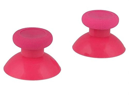 Analog Stick Thumbsticks Joystick Cap for Xbox One Controller Mushroom Cap Rubber Cover (Pink)