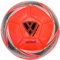 Vizari Odyssey Fußball Ball - Trainingsball Fussball mit 32-er Muster - Fußball - Rot- Größe 5