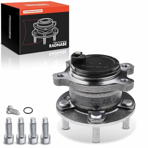 Frankberg Radlager Radlagersatz Hinterachse Flansch-Rad ⌀135,5 Mit ABS Gehäusesensor Kompatibel mit V40 Schrägheck 525 T2 D2 T2 GTDI D3 T3 T3 GTDI D4 2012-2019 Replace# 31277680
