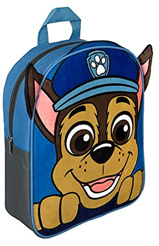 Undercover Unisex Kinder Plüsch Rucksack, blau, Kleinkinder, PPAT7810, S