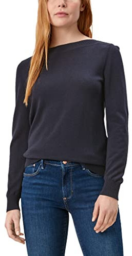 s.Oliver Damen 120.11.899.17.170.2112210 Sweater, 5959 blau, 38