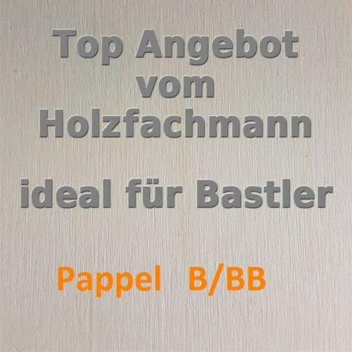 PiHaMi® 10 Platten Sperrholz 4 mm Pappel Sperrholzplatt 50 x 60 cm Bastelholz Multiplexplatte