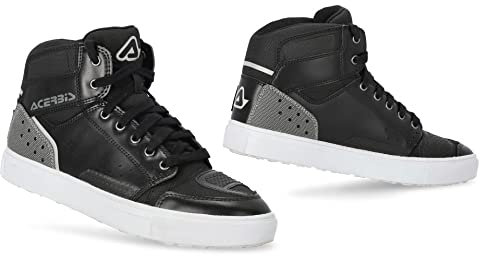Acerbis Lock Scarpe Moto (Black,46)