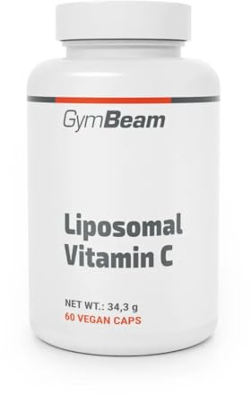 GymBeam Liposomales Vitamin C - Hochwirksames Vitamin C in liposomaler Form, unterstützt Immunität, Energiestoffwechsel, Nervensystem, Psyche und Kollagenproduktion, 60 caps