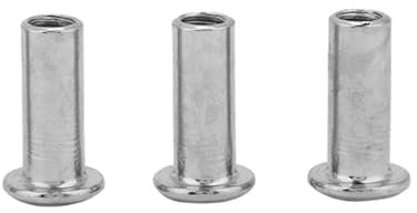 Dadi Esagonali per Mobili, Dadi Piatti Dadi Esagonali, Dadi Esagonali per Mobili in Nichel Placcato in Ferro Testa Tonda per il Collegamento di Mobili, Divani e Controdadi (M6*20 (30 pezzi))