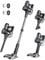 FABULETTA Cordless Vacuum Cleaner, 35KPA Stick Vacuum Cleaner with Brushless Motor, 3 Modes 6 in 1 Lightweight Stick Vacuum with 50Min Detachable Battery for Home/Pet Hair/Carpet/Hard Floor (Black)