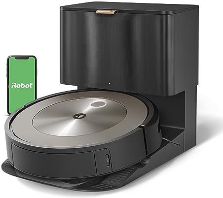iRobot Roomba J9+ Robot Aspirador de Drenaje automático – Succión más Potente, identifica y Evita obstáculos como los residuos de Mascotas, se vacía Durante 60 días, Ideal para