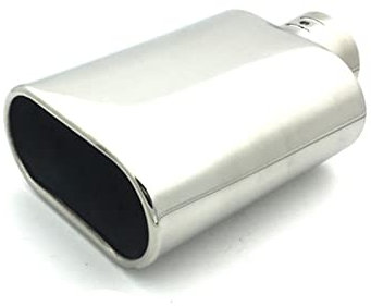 Auto-Auspuffrohr Universeller quadratischer Auto-Auspuff-Schalldämpfer, Endschalldämpfer, Edelstahl, Auto-Tuning, Auto-Zubehör