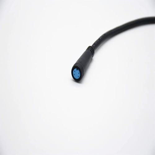 Elecbee M8 Gold-plate Copper 4Pin Green Rubber Core Male And Female Connector IP67 Nylon Waterproof 1M Length 4 * 0.2㎜² Cable For LED