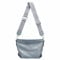 ITALYSHOP24 Damen Tasche Shopper Hobo Bags Crossbody Schultertasche Umhängetasche Handtasche Gürteltasche Crossover Kunst Leder Jeansblau