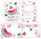 Minkocards 12 Einladungskarten incl. 12 Umschläge Kindergeburtstag Wassermelone Mädchen Einladung Mädchengeburtstag Geburtstagseinladungen