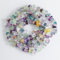 260 cuentas de cristal de fluorita natural de 5 mm a 8 mm, cuentas de piedras preciosas irregulares con agujeros, para pulseras, collares, aretes, joyería, manualidades, 81 cm