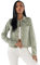 Nina Carter J212 Damen Jeansjacke Übergangsjacke Leichte Waschungseffekt Denim Casual Jacke, Salbei (J212-22), M