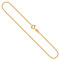 EDELIND Goldkette Damen 333 Echtgold - Panzerkette 1.4 mm Gelbgold 60 cm mit stilvoller Geschenkbox