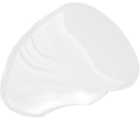 50 Stück Transparente Schutzhauben aus Kunststoff für Friseure | Weiß, für Haarschnitt im Salon, Anti Splash Ausführung, Augenschutz bei Kinderhaarschnitten