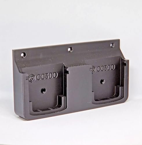 CC3DD Wall Mount Double Battery Holder for Hikoki/Hitachi 18v