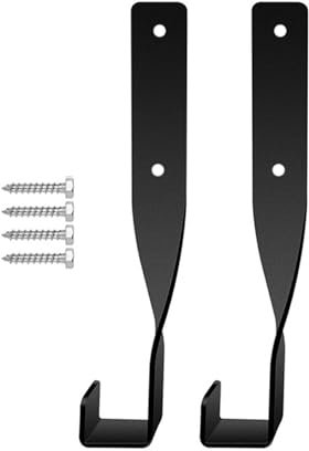 Gancio porta motosega da 2 pezzi, gancio per ventilatore per zaino montato a parete, gancio per garage, gancio per garage, montaggio a parete, mangiatore di erbacce, tagliaerba, gancio per compagno.