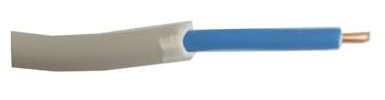 WCC® 6181Y 1.5MM 2.5MM Single Core Double Insulated Blue/Grey Cable - Basec Approved All Lengths and Sizes (10 Meters, 2.5mm)