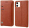 Pritify Wallet case for iPhone XR Leather Finish Pocket Magnetic flip Cover with 4 Card Slots & 2 Photo slots Folio Stand, Large Capacity Shockproof Protection Phone Case - Brown