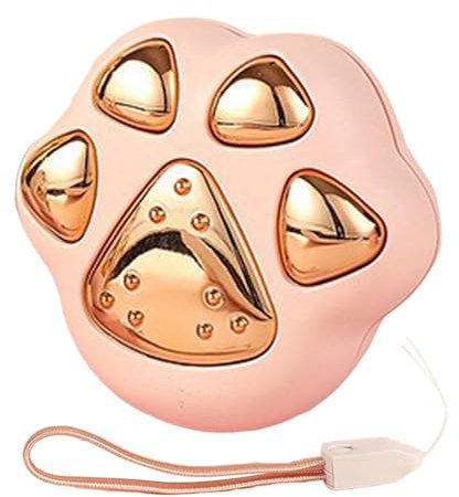 USB Hand Warmer, Pocket Warmers Safe Hand Heater, USB Heater Cat Paw, Camping Hand Warmers Rechargeable, Portable Hand Warmer for Home Easy To Used, Portable for Hand Warmer