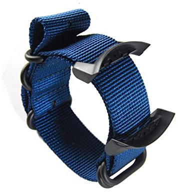 Nylon Strap Watchbands for Suunto D6/D6I Dive Computer Watch with ABS Adapters and Screwbars