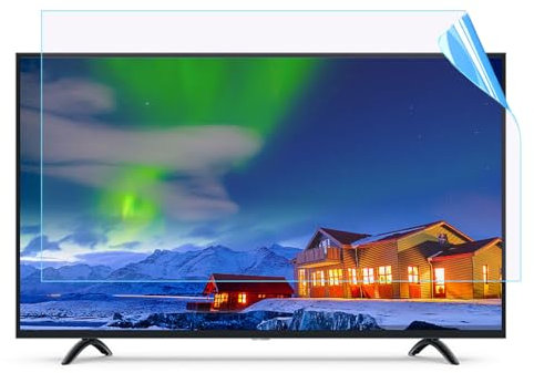 AIZYR Protector De Pantalla para TV con Protección contra Luz Azul, Película Protectora Antirayaduras Película Mate para Televisores De Alta Definición LCD, LED, OLED y QLED 4K,42In 917 * 516mm
