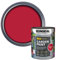 AOC24 Garden Fence Paint 750ml – Multi-Surface Exterior Paint for Wood, Brick, Metal, Stone & Terracotta – Waterproof, Resists Fading, Matt Finish for Sheds, Fences, Garden Furniture Moroccan Red