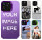 AnNengJing Personalised Photo Phone Case - Hard TPU Protective Back Cover Customized for iPhone 14 Pro Max-Purple