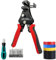 AOUZEA Pelacables Automático Profesional, 3-en-1 Pelacables/Cortador/Engarce Pelacables Electricista Metálico Multifunción Ajustable, Pelado de Cables Incluye Destornillador y 6 Cintas Aislantes