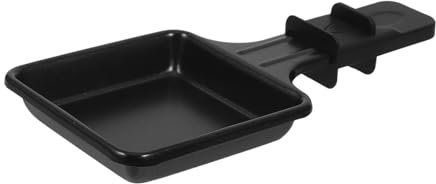 Alipis Non-Stick Mini Raclette Grill Pan with Heat-Resistant Handle for Cheese Melting and Baking, Compact Electric Grill Accessory Suitable for Home BBQ and Kitchen Use