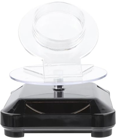 BESPORTBLE Solar Rotating Display Stand Turntable Jewelry Organizer for Watches Bracelets