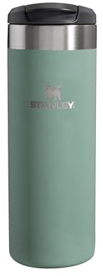 Stanley 1913 Aerolight Transit Travel Mug 0.47L - Keeps 6 Hours Hot - 8 Hours Cold - Dishwasher Safe - Leakproof - Car Cup Holder Compatible - Insulated Coffee Cup - Shale