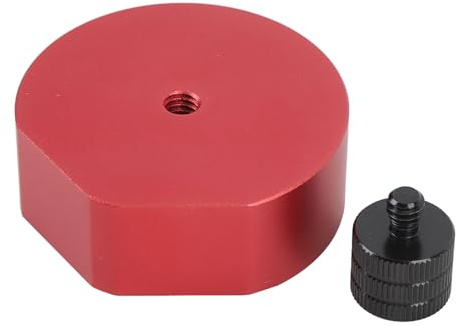 ViaGasaFamido Tripod Adapter Light Aluminum Alloy Mount for Mini Tube Connection, 1/4in-20 to Reduction Screw, Compatible with Satellite Antenna Tripods Tents RV Handrails