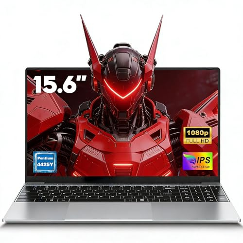 FUNYET 15.6 Pouces Ordinateur Portable 16Go RAM 256Go SSD Soutien TF 1To Win11 Pro Processeur 4425Y PC Portable 5000mAh IPS 1920×1080 HDMI, USB3.0, WiFi 5, BT 4.2, Webcam, Type-C, Clavier QWERTY