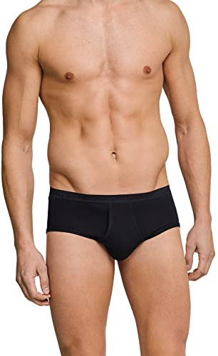 Schiesser Herren Sportslip Slip, Schwarz (000-schwarz), 14 EU