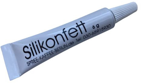 Original Spree-Kaffee-Berlin Silikonfett in der 6g Tube für alle Kaffeemaschinen/Kaffeevollautomaten/Hahnfett
