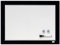 Nobo Kleines Magnetisches Whiteboard mit Schwarzem Rahmen, Wandmontage, Inkl. Befestigungsset, Zuhause/Büro, 585 x 430 mm, 1903785