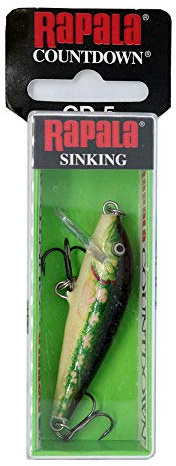 Rapala - Countdown Angelkder - Angelzubehr aus Balsaholz - Swasser Spinnkder - Hergestellt in Estland