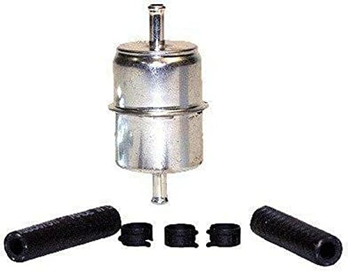 WIX 33032 In-Line Fuel Filter Replacement Compatible with ABG Construction Equipment, Ford Festiva (88-91), Various Early Model Import and Domestic - 5/16 Inlet and Outlet, Gasoline Only (20 Micron)