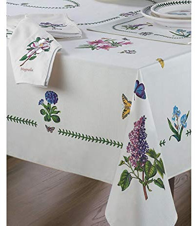 Avanti Linens Kitchen Botanic Garden Collection, Baumwolle Polyester, Elfenbein, 84 x 60 (Rectangular)