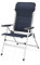 Campart Travel CH-0592 Camping Stuhl – Gepolstert – Elastikkordel – Marineblau