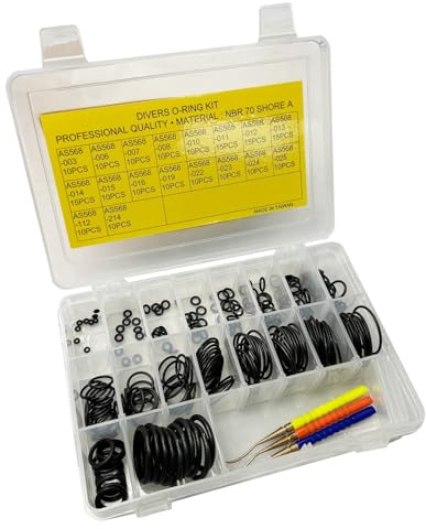 Scuba Wahl Tauchen O-Ring Kit mit Messing wählen Sie mit O-Ringe Set (200 Teile)